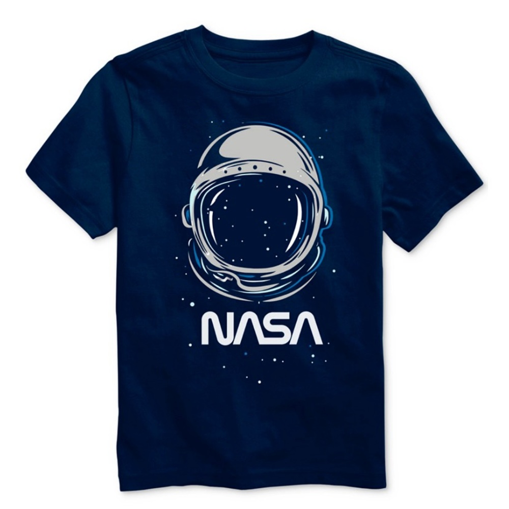 NASA astronaut crew neck graphic tee. Size Boys L (14/16).